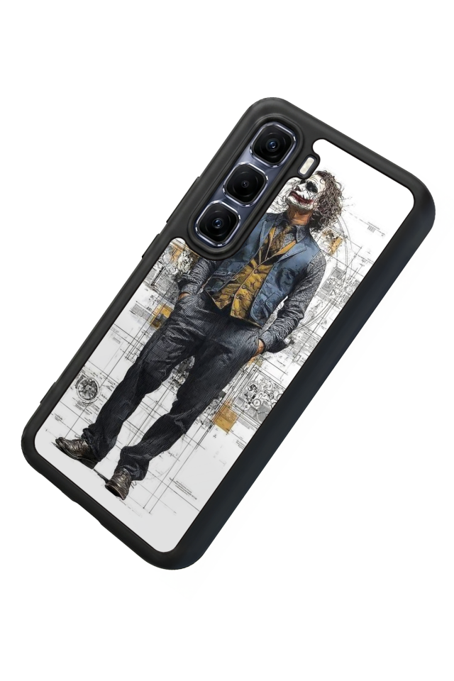Infinix Hot 60 Pro Plus Uyumlu Joker Tasarımlı Glossy Premium Kılıf