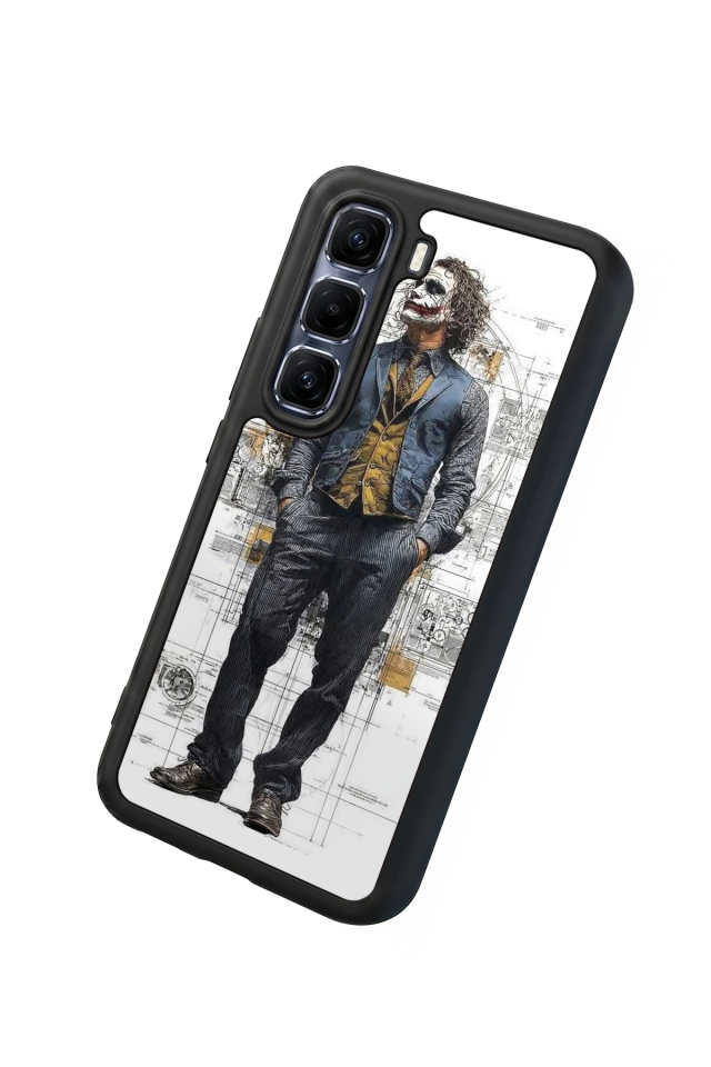 Infinix Hot 60 Pro Plus Uyumlu Joker Tasarımlı Glossy Premium Kılıf