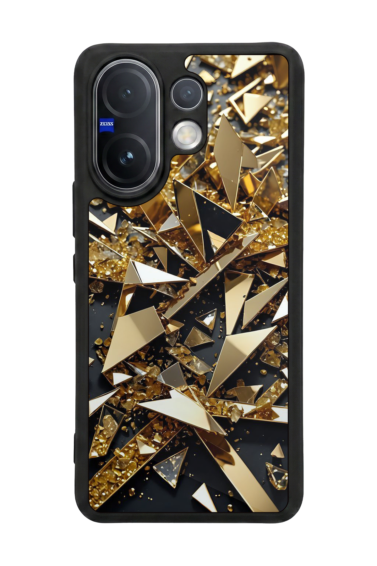 Vivo V60 Uyumlu Mermer Marble Tasarımlı Glossy Premium Kılıf