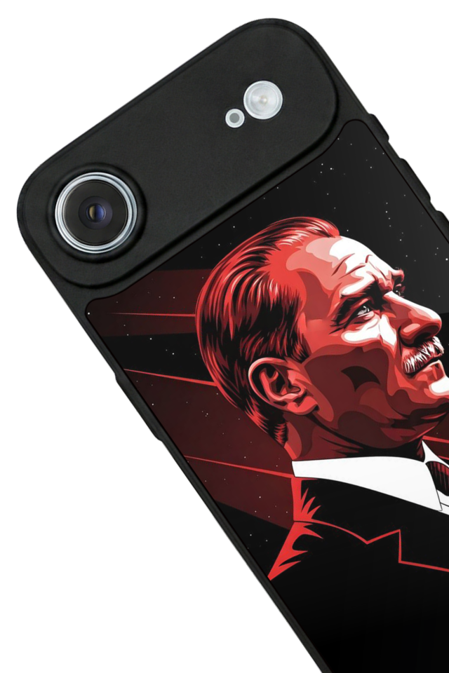 iPhone 17 Air Uyumlu Mustafa Kemal Ataturk Tasarımlı Glossy Premium Kılıf