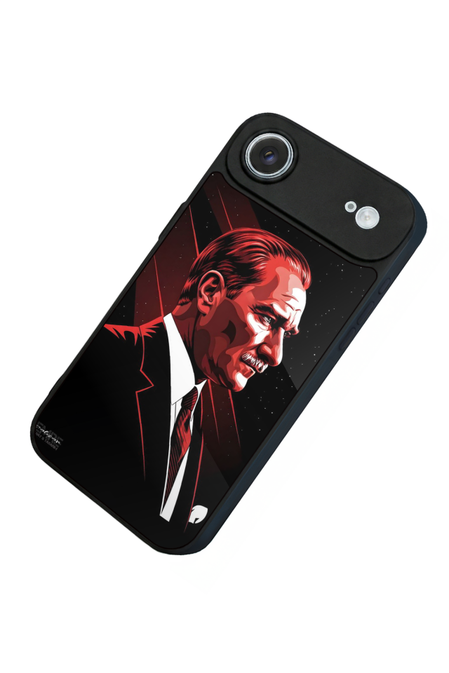 iPhone 17 Air Uyumlu Mustafa Kemal Ataturk Tasarımlı Glossy Premium Kılıf