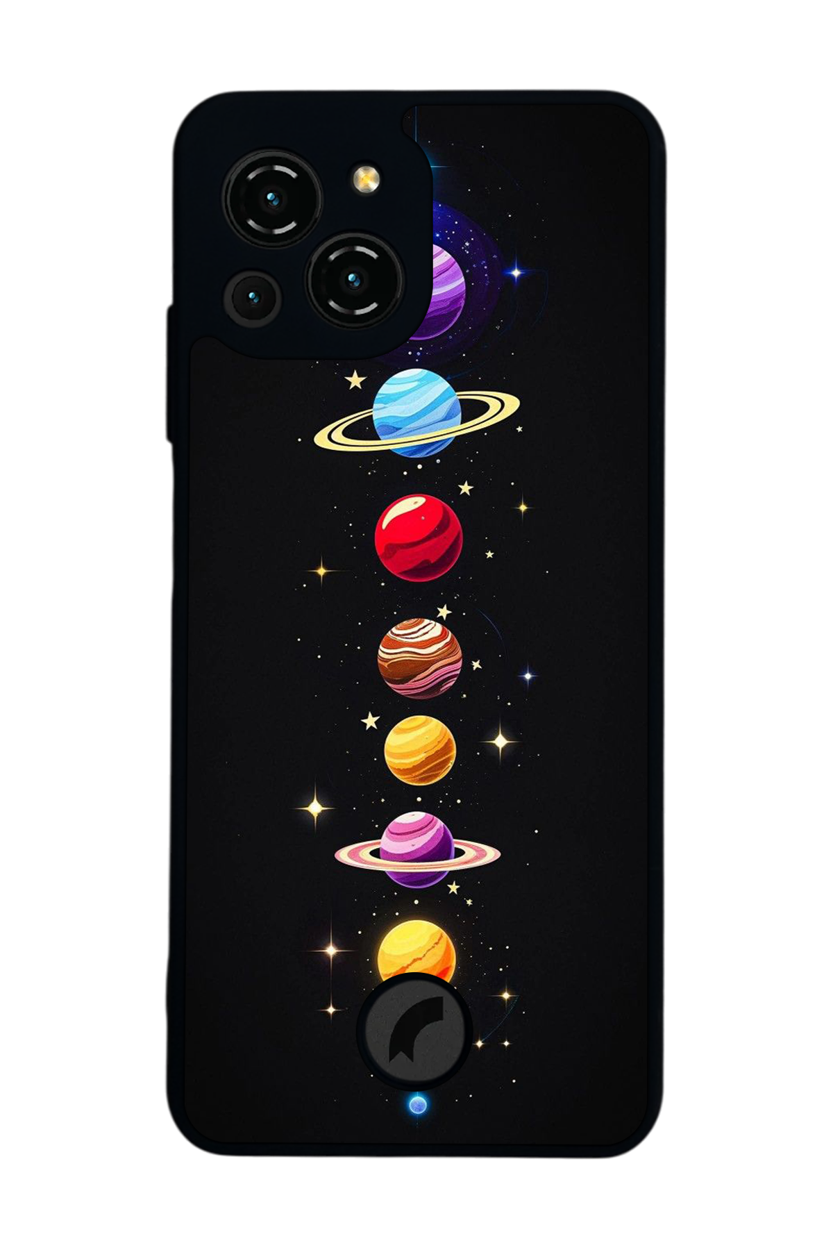 Reeder S23 Pro Max Uyumlu Uzay Tasarımlı Glossy Premium Kılıf