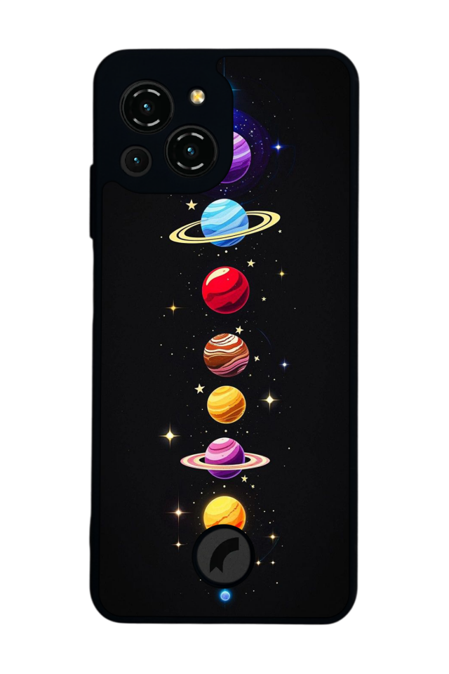 Reeder S23 Pro Max Uyumlu Uzay Tasarımlı Glossy Premium Kılıf