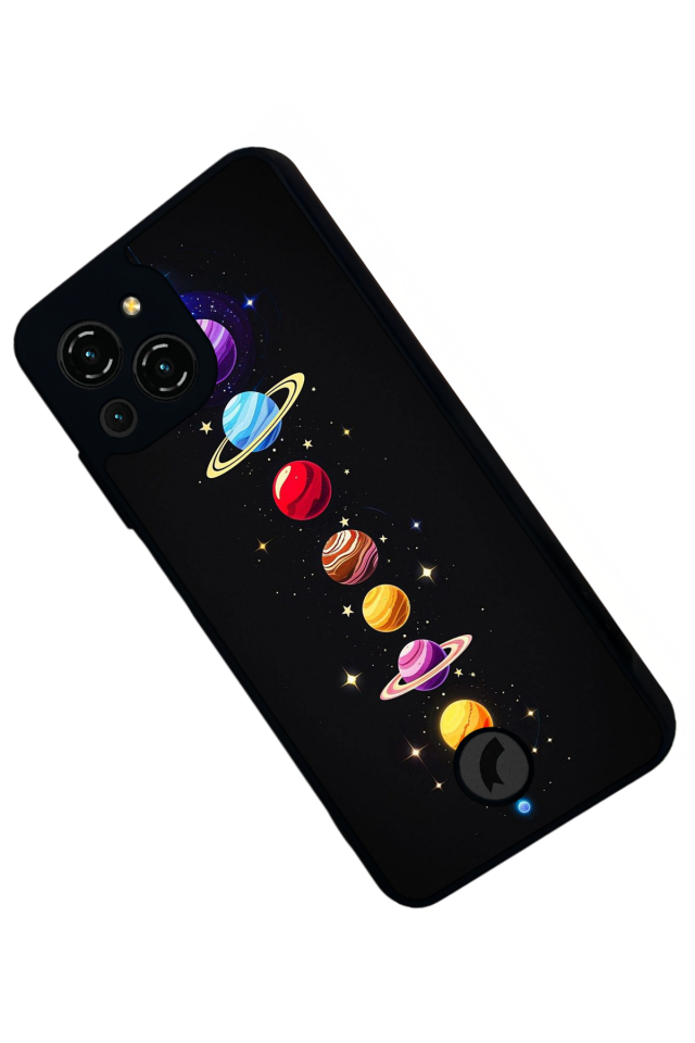 Reeder S23 Pro Max Uyumlu Uzay Tasarımlı Glossy Premium Kılıf