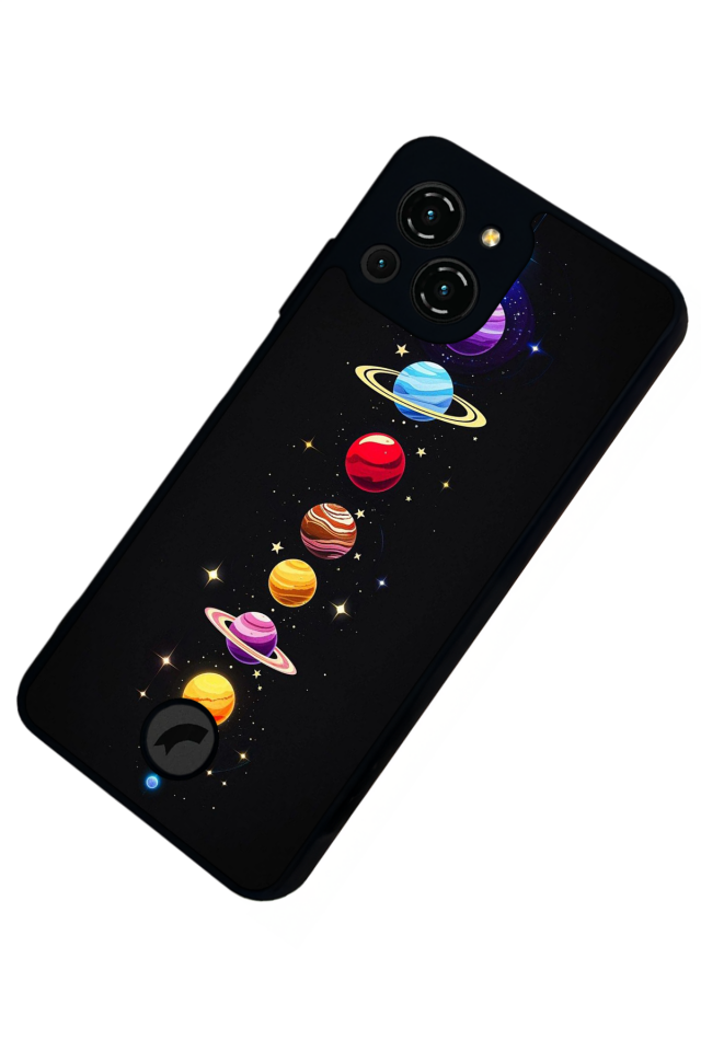 Reeder S23 Pro Max Uyumlu Uzay Tasarımlı Glossy Premium Kılıf