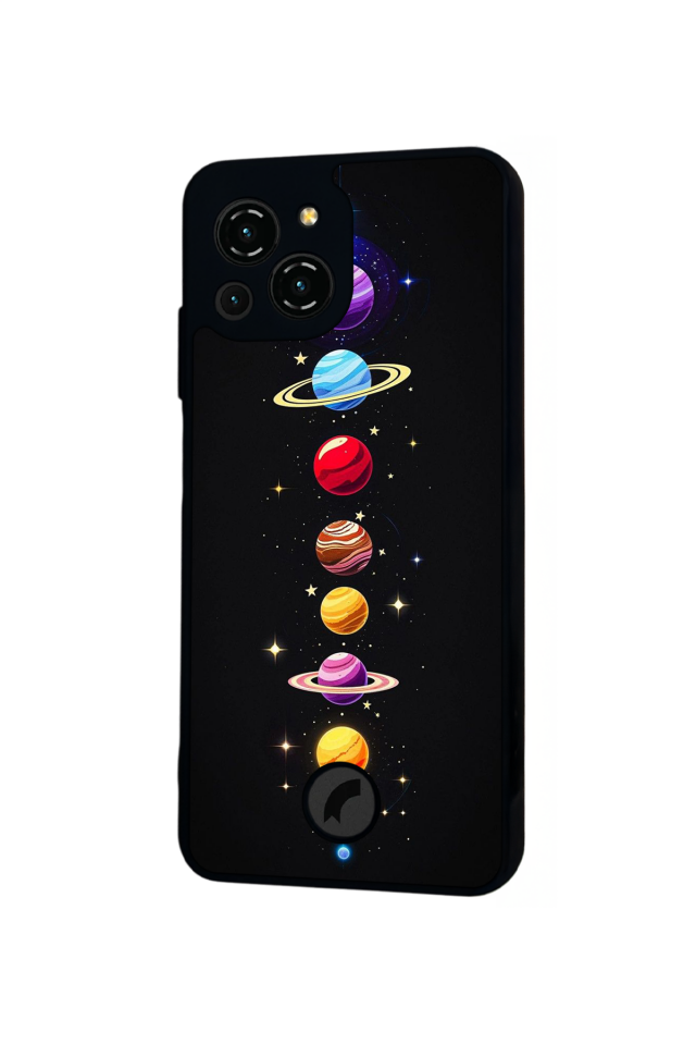 Reeder S23 Pro Max Uyumlu Uzay Tasarımlı Glossy Premium Kılıf