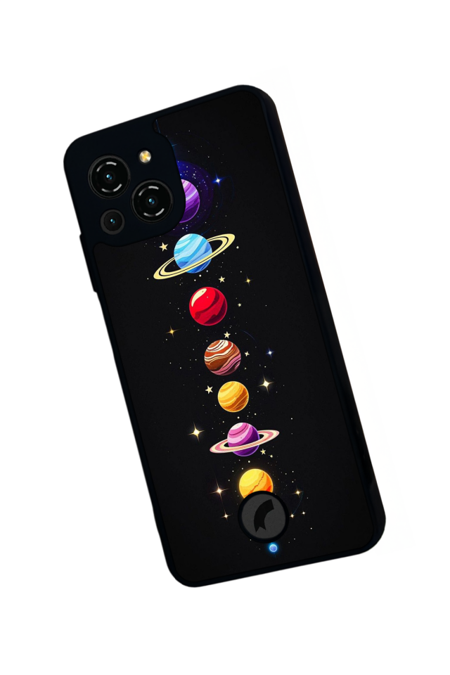 Reeder S23 Pro Max Uyumlu Uzay Tasarımlı Glossy Premium Kılıf