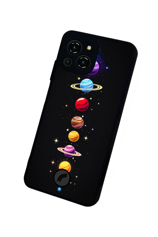 Reeder S23 Pro Max Uyumlu Uzay Tasarımlı Glossy Premium Kılıf