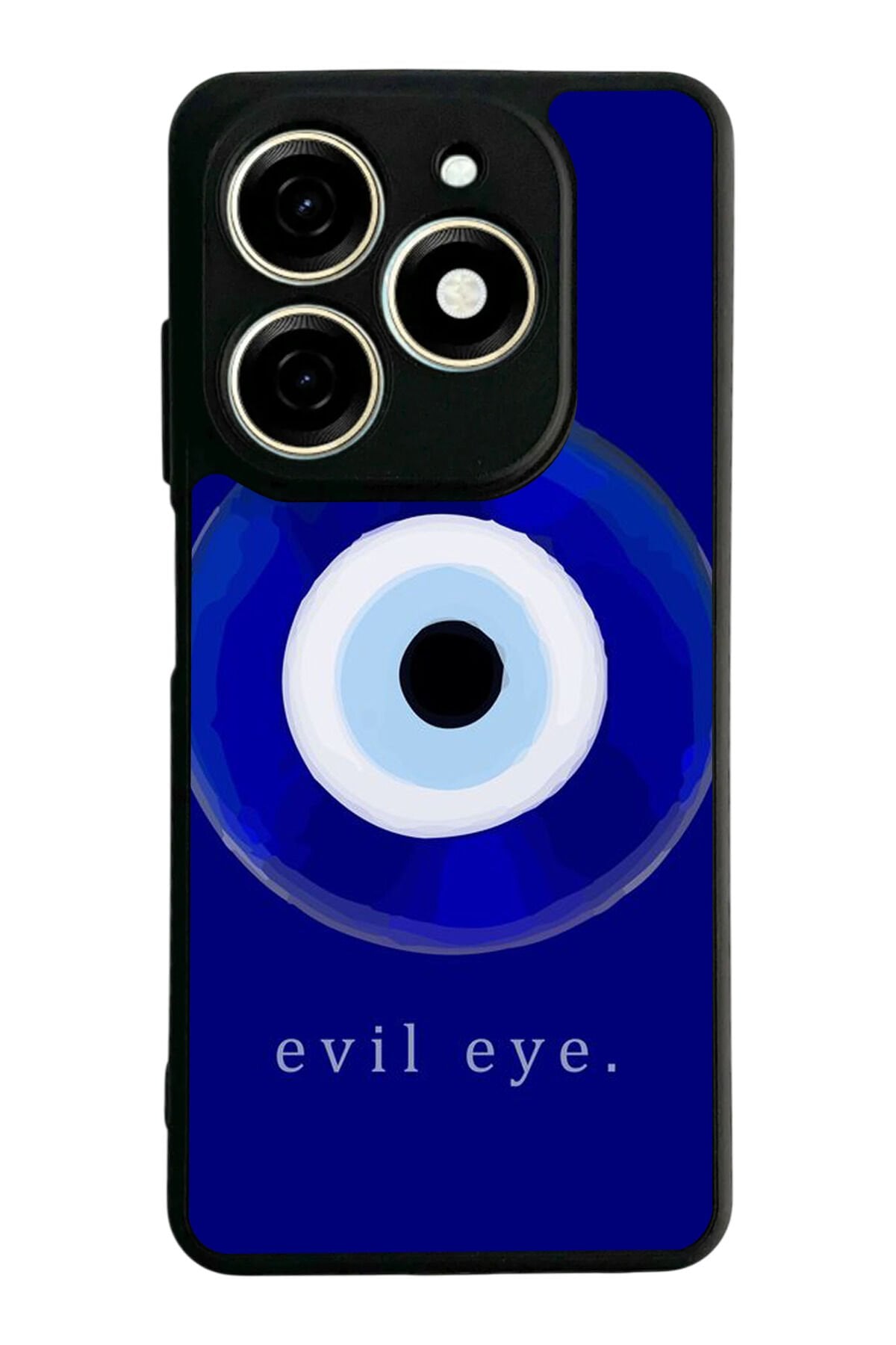 Tecno Spark 20/20C Uyumlu Nazar Tasarımlı Glossy Premium Kılıf