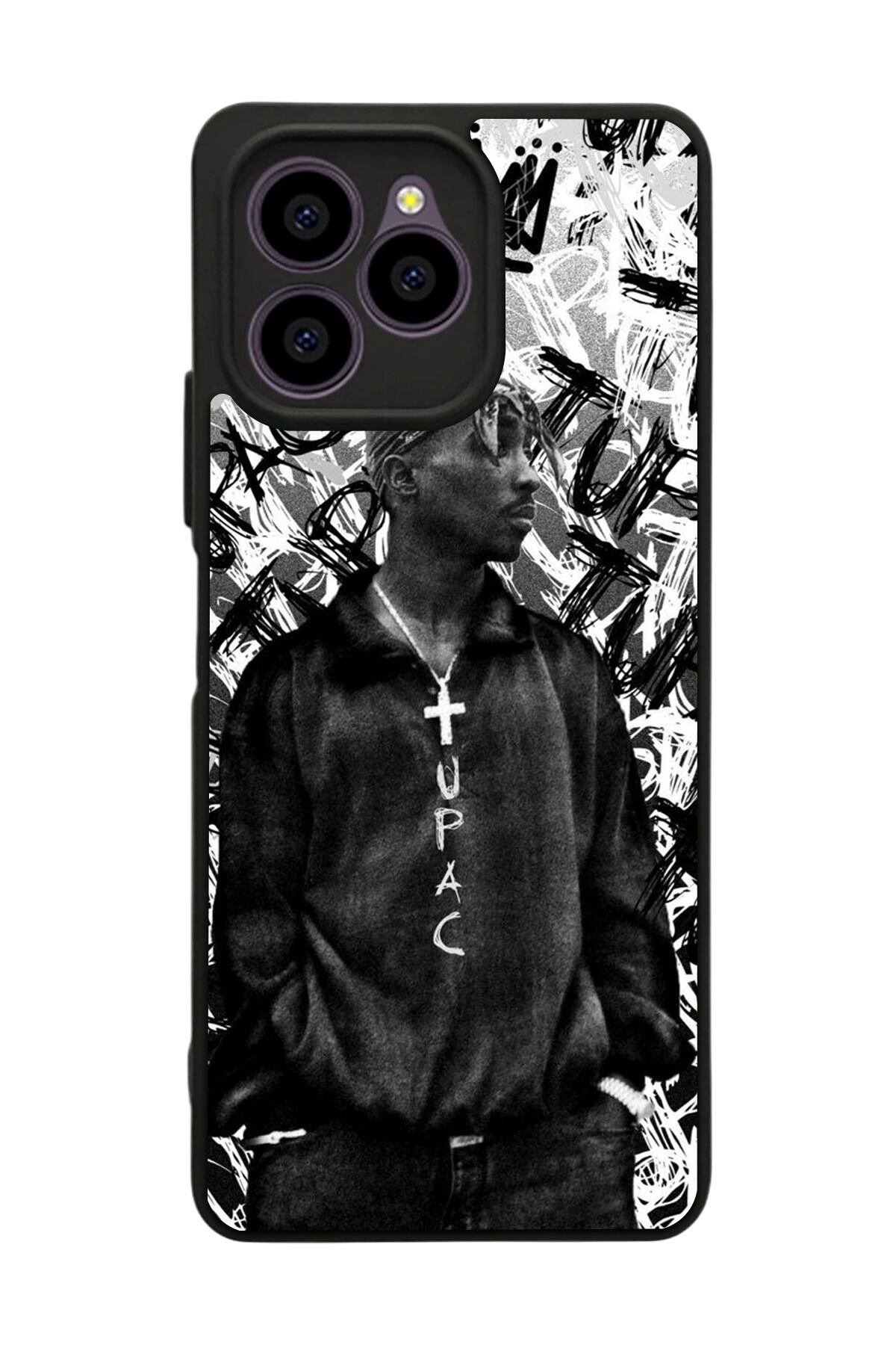 Omix X6 Uyumlu Tupac Tasarımlı Glossy Premium Kılıf