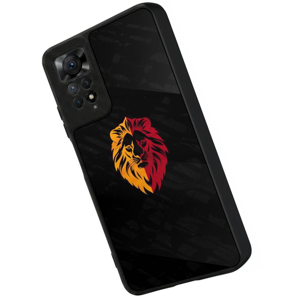 Xiaomi Redmi Note 12 Pro Uyumlu Aslan Tasarımlı Glossy Premium Kılıf