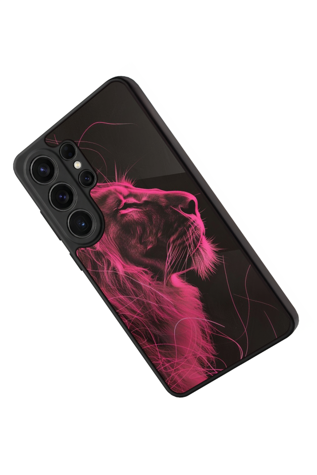 Samsung Galaxy S26 Ultra Uyumlu Aslan Tasarımlı Glossy Premium Kılıf