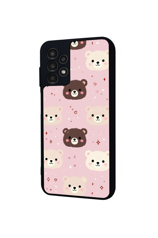 Samsung Galaxy A13 Uyumlu Ayı Tasarımlı Glossy Premium Kılıf