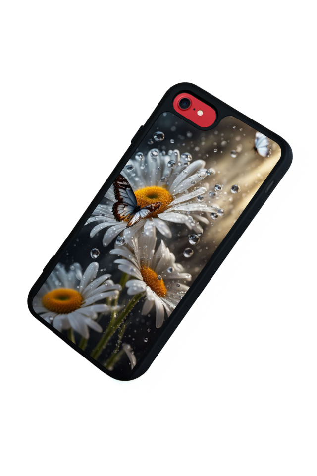 iPhone 7 Uyumlu Cicek Tasarımlı Glossy Premium Kılıf