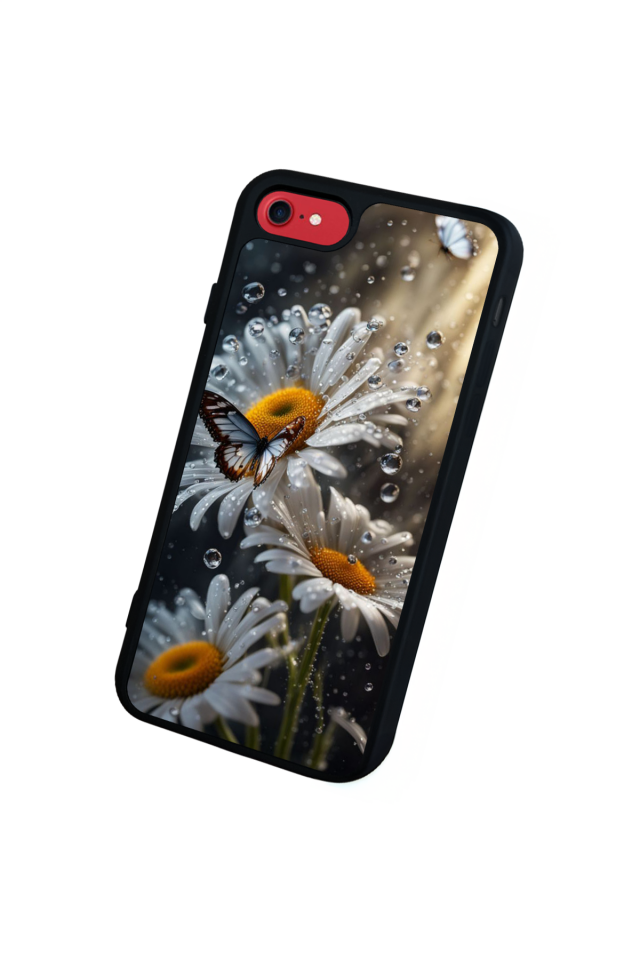 iPhone 7 Uyumlu Cicek Tasarımlı Glossy Premium Kılıf
