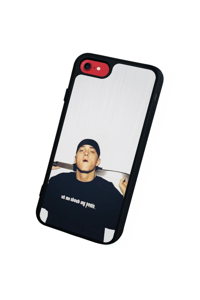 iPhone 8 Uyumlu Eminem Tasarımlı Glossy Premium Kılıf
