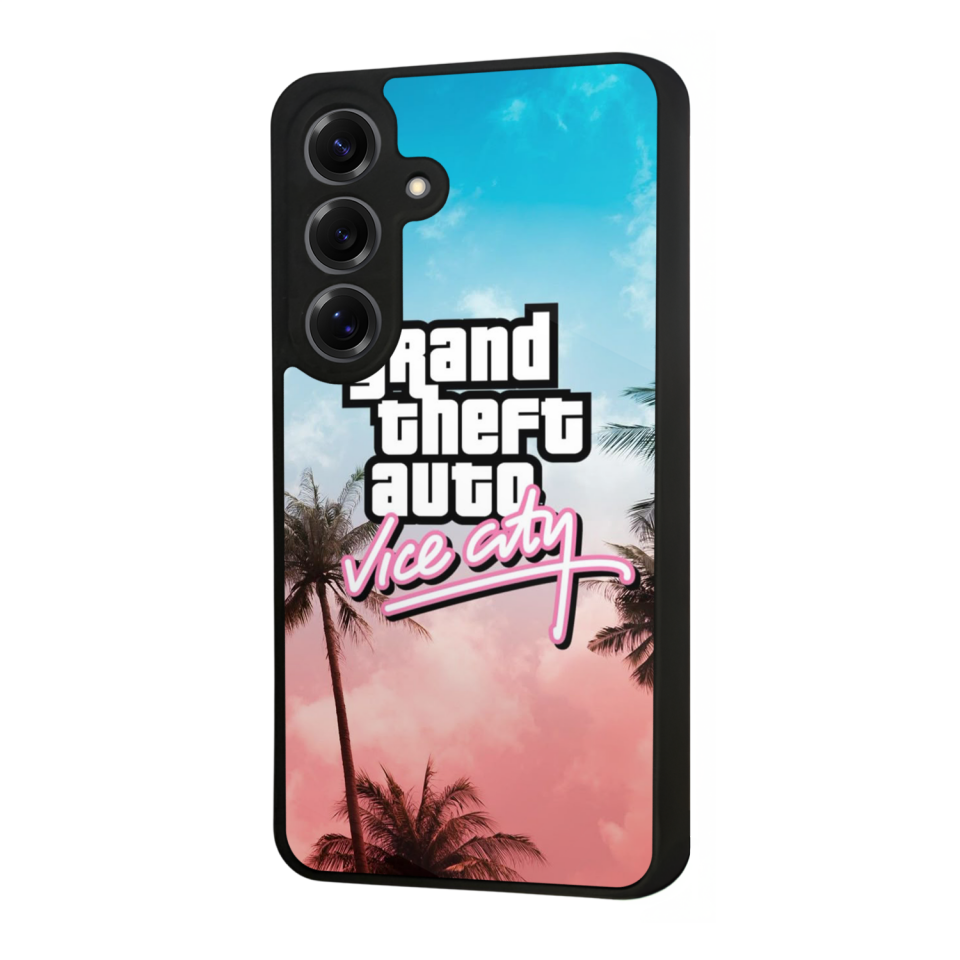 Samsung Galaxy S25 Uyumlu GTA Tasarımlı Glossy Premium Kılıf