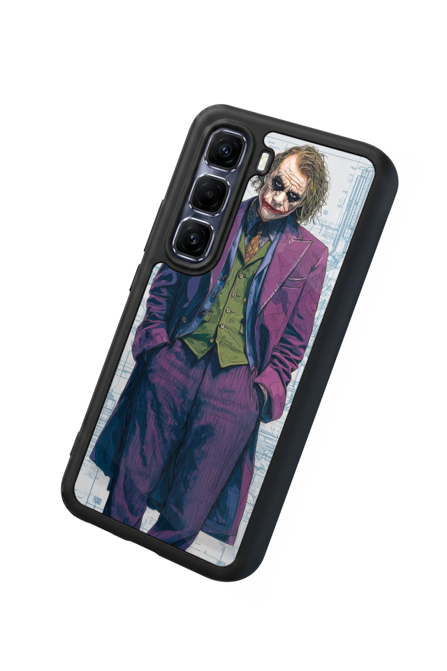 Infinix Hot 60 Pro Plus Uyumlu Joker Tasarımlı Glossy Premium Kılıf