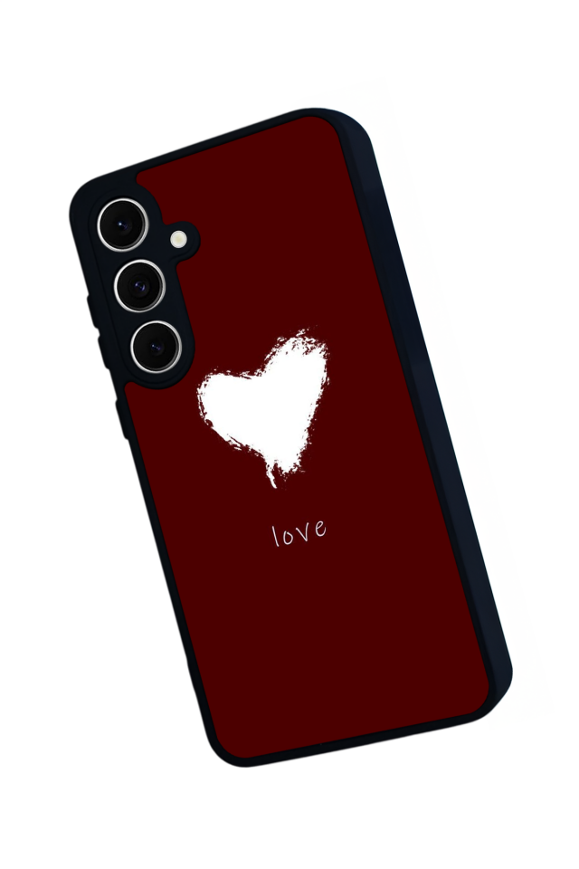 Samsung Galaxy A16 Uyumlu Kalp Love Tasarımlı Glossy Premium Kılıf
