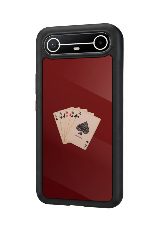 Tecno Spark Slim 5G Uyumlu Kirmizi Tasarımlı Glossy Premium Kılıf