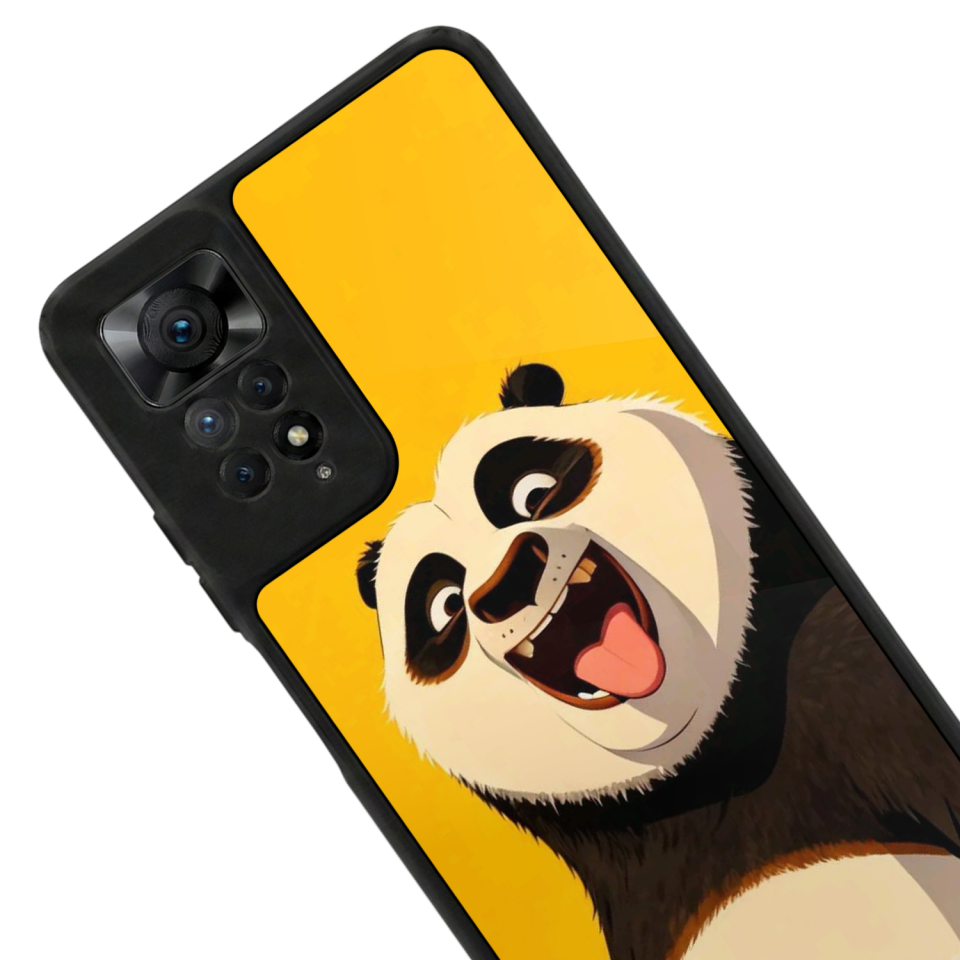 Xiaomi Redmi Note 11 Pro Uyumlu Kung Fu Panda Tasarımlı Glossy Premium Kılıf