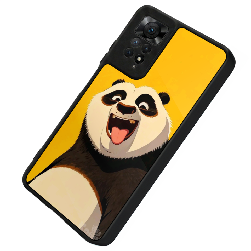 Xiaomi Redmi Note 11 Pro Uyumlu Kung Fu Panda Tasarımlı Glossy Premium Kılıf