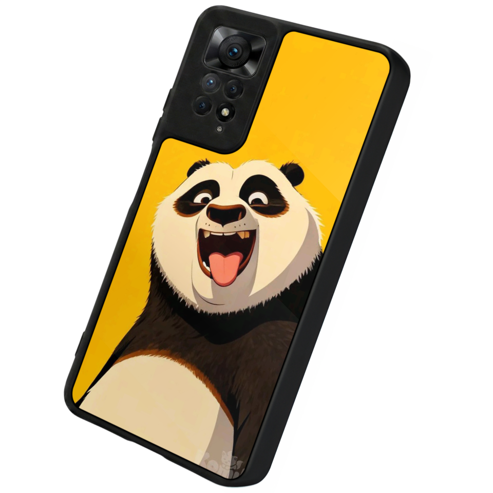 Xiaomi Redmi Note 11 Pro Uyumlu Kung Fu Panda Tasarımlı Glossy Premium Kılıf