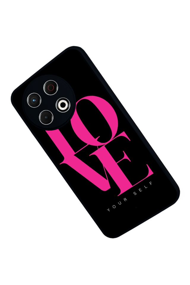 Tecno Spark 30 Pro Uyumlu Love Tasarımlı Glossy Premium Kılıf