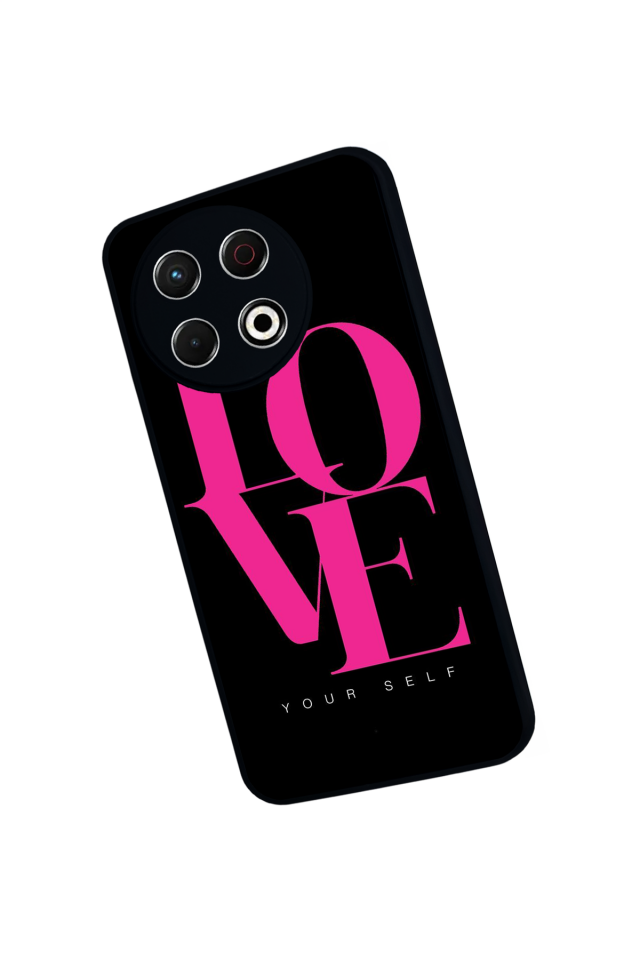 Tecno Spark 30 Pro Uyumlu Love Tasarımlı Glossy Premium Kılıf