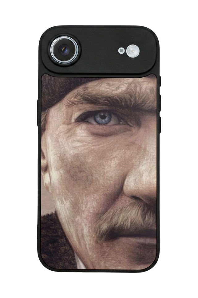 iPhone 17 Air Uyumlu Mustafa Kemal Ataturk Tasarımlı Glossy Premium Kılıf