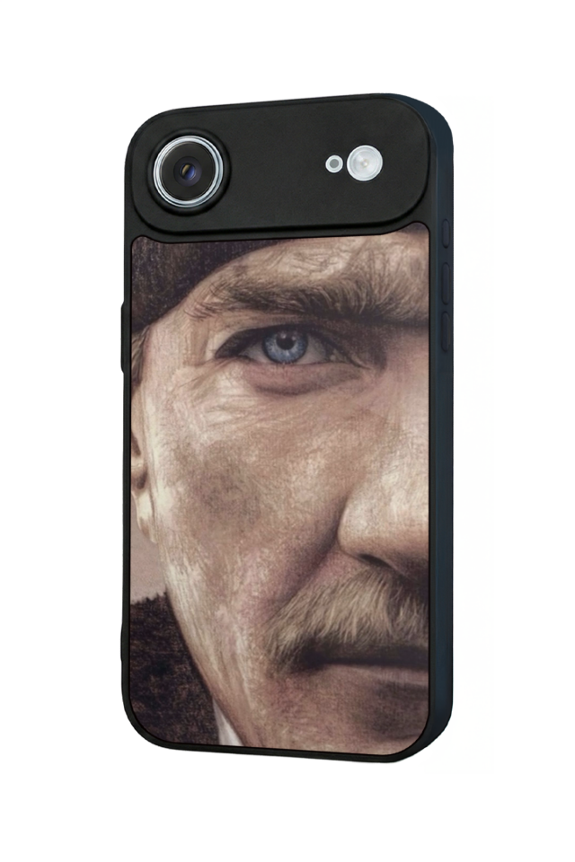 iPhone 17 Air Uyumlu Mustafa Kemal Ataturk Tasarımlı Glossy Premium Kılıf
