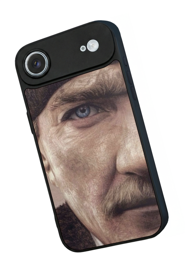 iPhone 17 Air Uyumlu Mustafa Kemal Ataturk Tasarımlı Glossy Premium Kılıf
