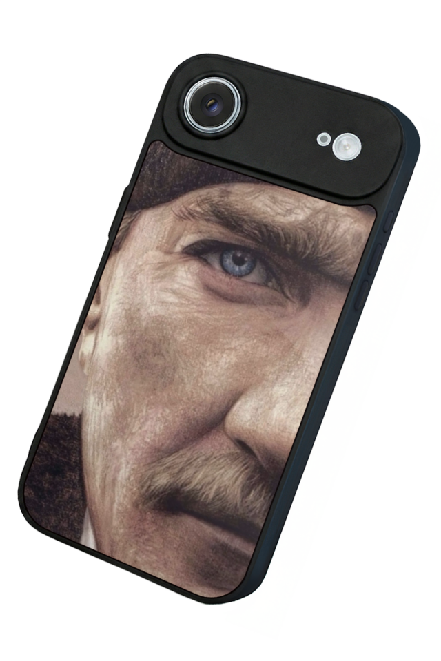 iPhone 17 Air Uyumlu Mustafa Kemal Ataturk Tasarımlı Glossy Premium Kılıf