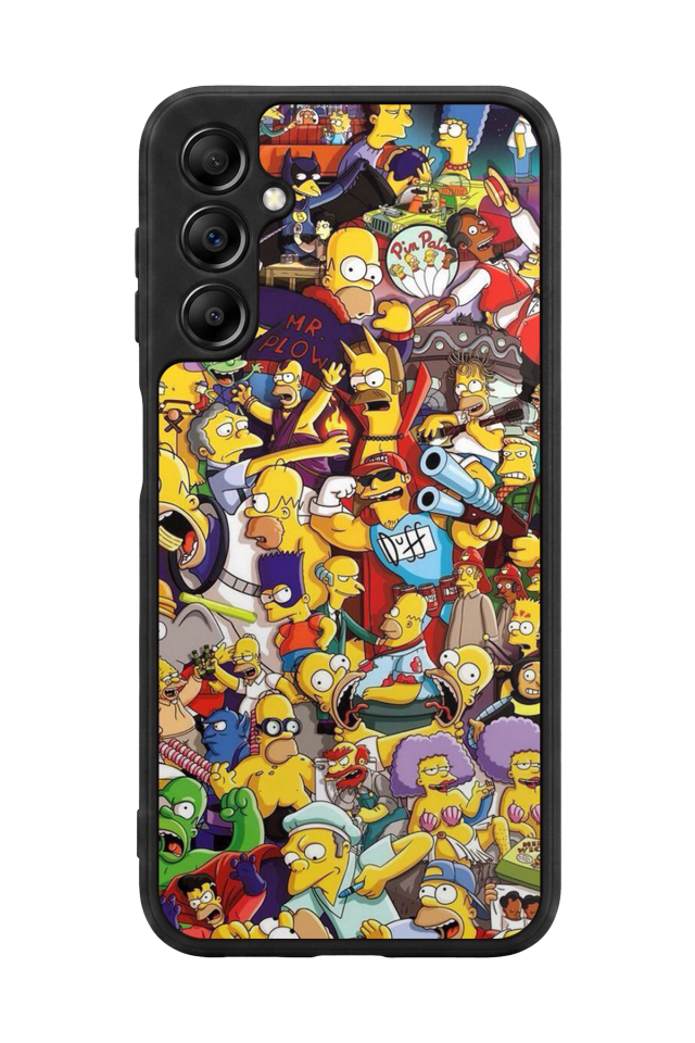 Samsung Galaxy A14 Uyumlu The Simpsons Tasarımlı Glossy Premium Kılıf
