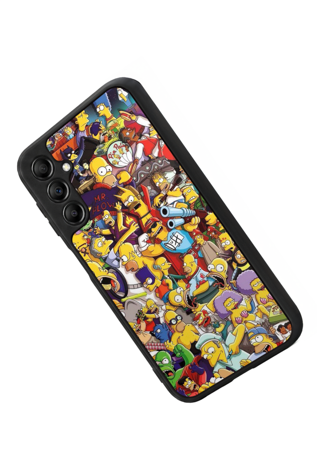 Samsung Galaxy A14 Uyumlu The Simpsons Tasarımlı Glossy Premium Kılıf