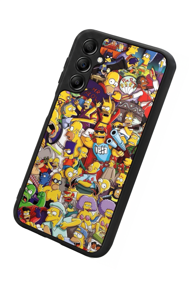 Samsung Galaxy A14 Uyumlu The Simpsons Tasarımlı Glossy Premium Kılıf
