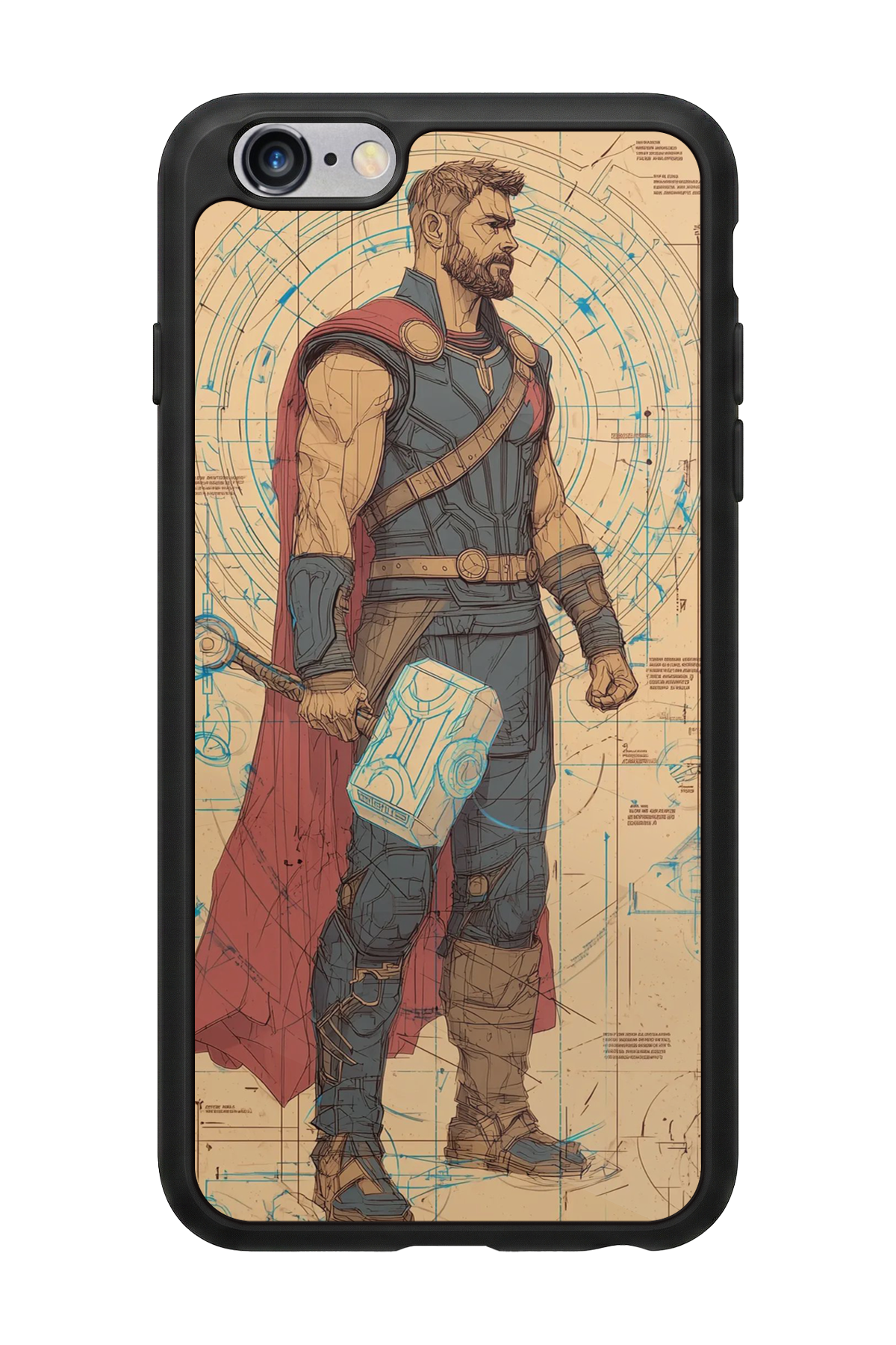 iPhone 6s Plus Uyumlu Thor Tasarımlı Glossy Premium Kılıf