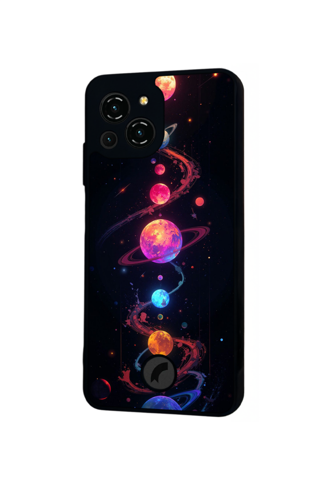 Reeder S23 Pro Max Uyumlu Uzay Tasarımlı Glossy Premium Kılıf