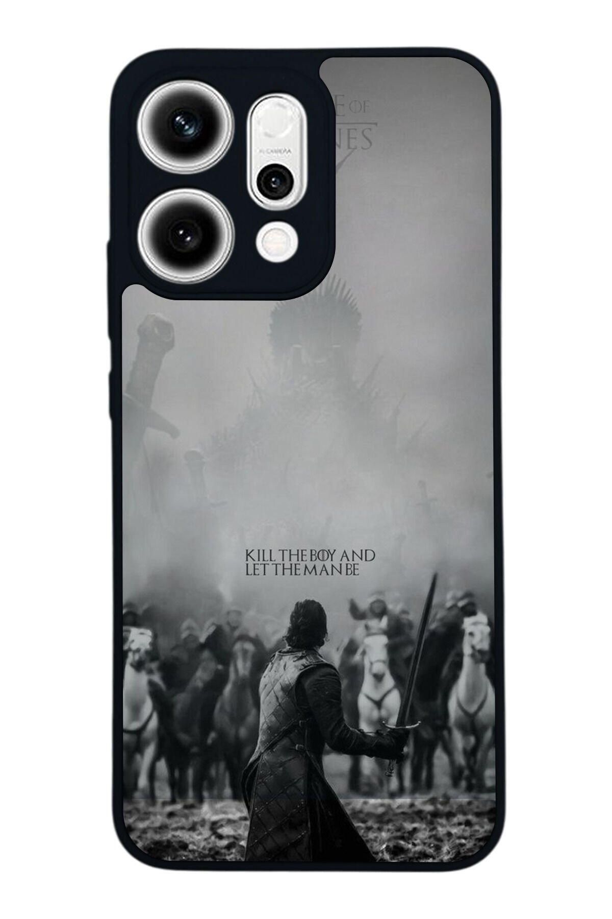 Oppo Reno 14 Uyumlu GameOfThrones Tasarımlı Glossy Premium Kılıf