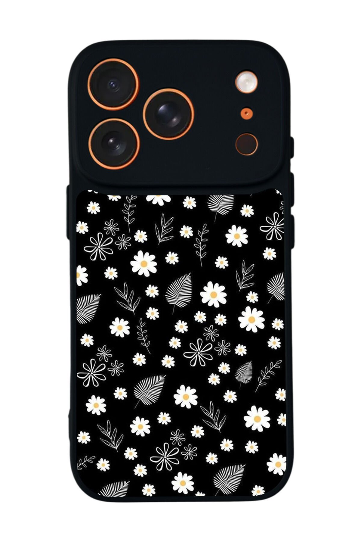 iPhone 17 Pro Max Uyumlu Floral Tasarımlı Glossy Premium Kılıf