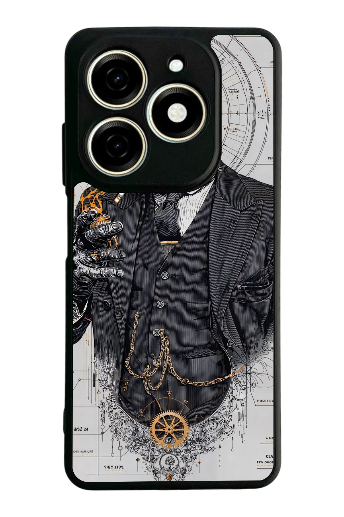 Infınıx Smart 8 Pro Uyumlu Peaky Blinders Tasarımlı Glossy Premium Kılıf