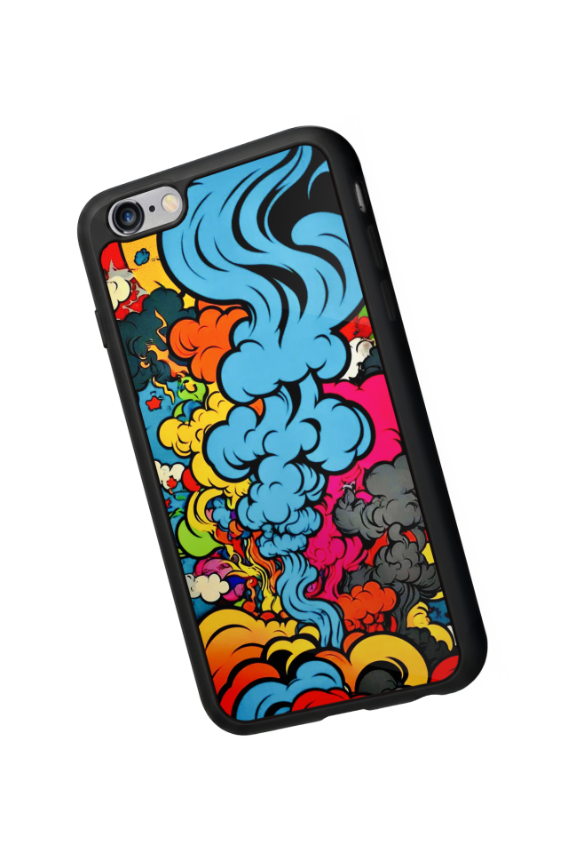 iPhone 6 Plus Uyumlu Abstract Tasarımlı Glossy Premium Kılıf