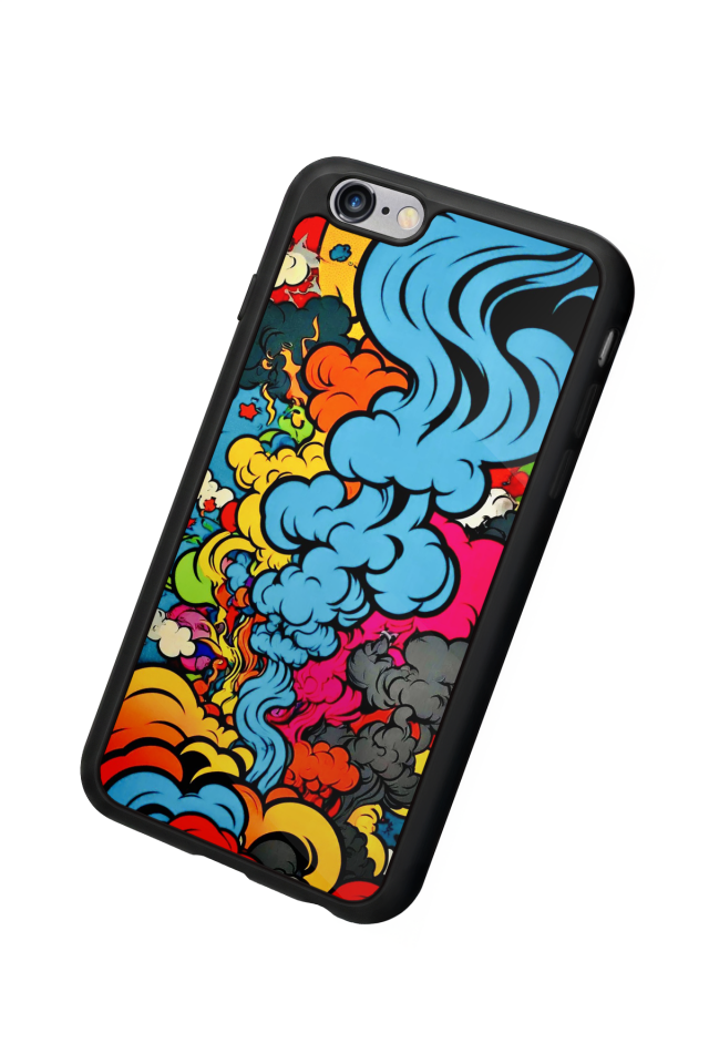 iPhone 6 Plus Uyumlu Abstract Tasarımlı Glossy Premium Kılıf