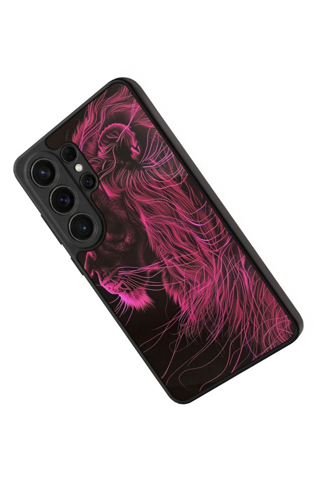 Samsung Galaxy S26 Ultra Uyumlu Aslan Tasarımlı Glossy Premium Kılıf