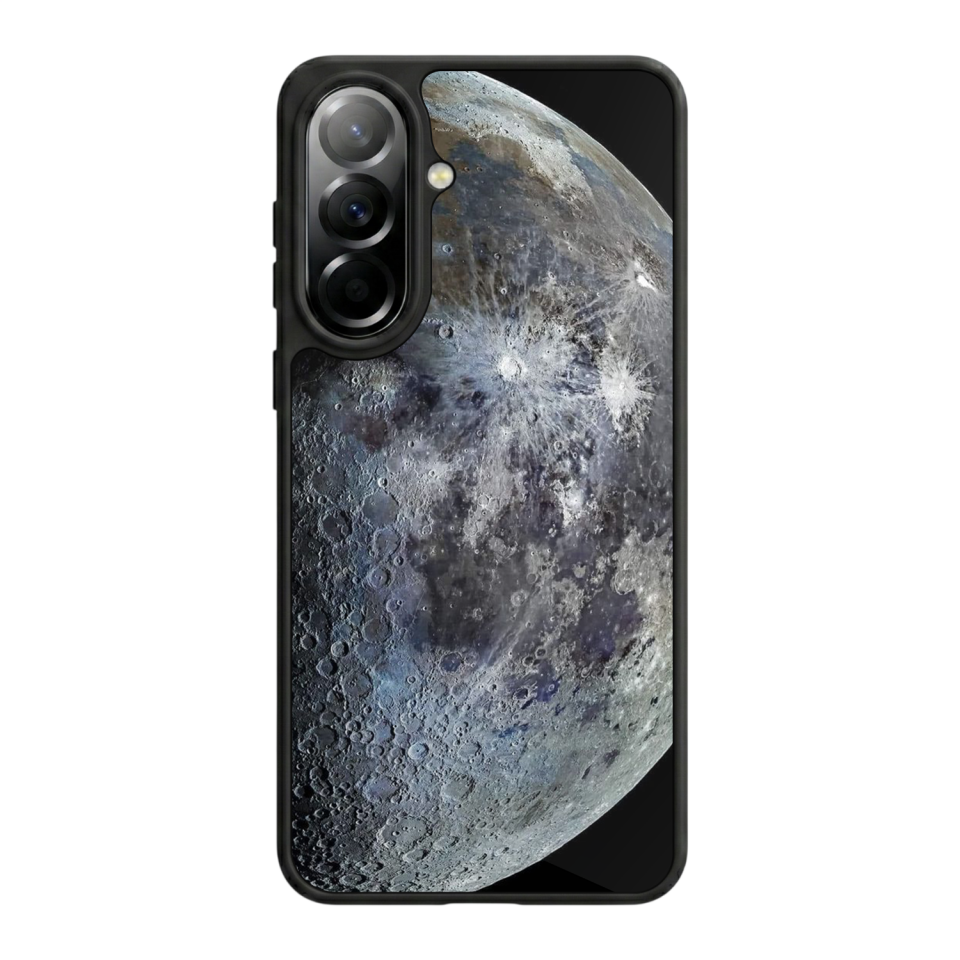 Samsung Galaxy A37 Uyumlu Ay Tasarımlı Glossy Premium Kılıf