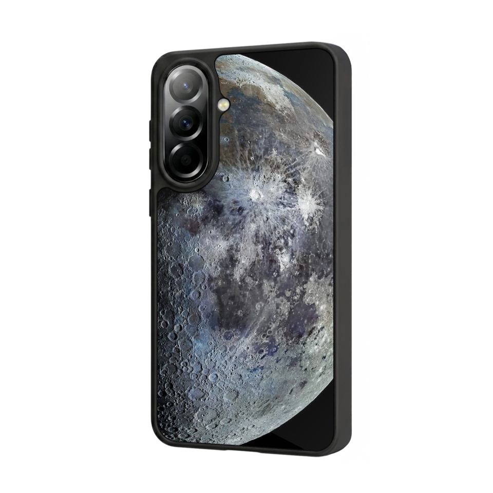 Samsung Galaxy A37 Uyumlu Ay Tasarımlı Glossy Premium Kılıf