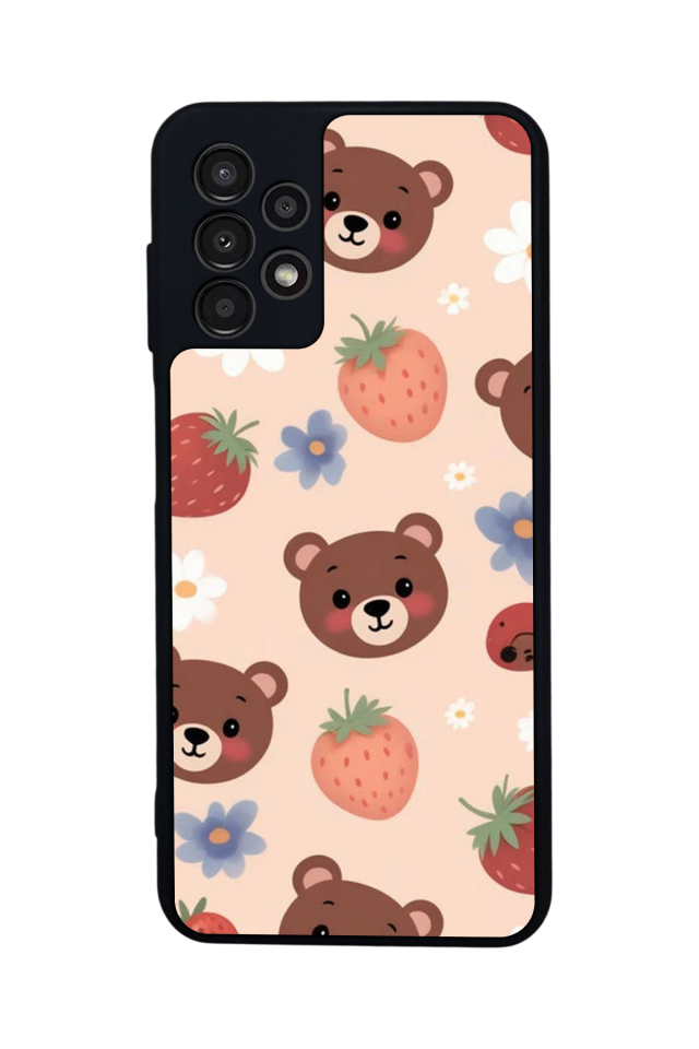 Samsung Galaxy A13 Uyumlu Ayı Tasarımlı Glossy Premium Kılıf