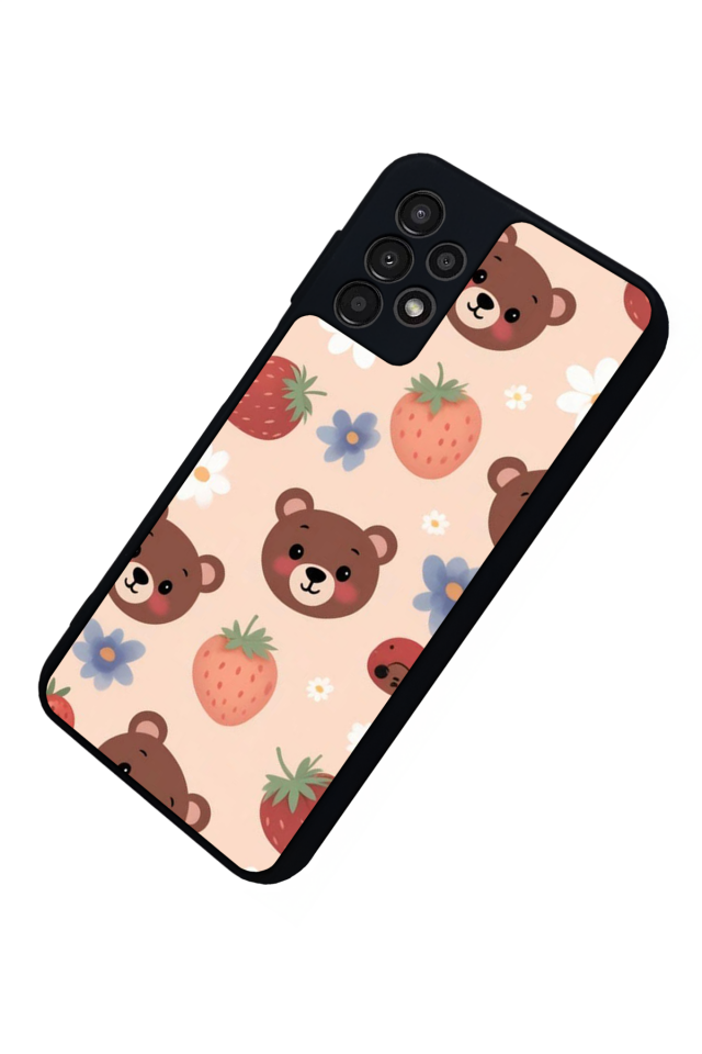 Samsung Galaxy A13 Uyumlu Ayı Tasarımlı Glossy Premium Kılıf