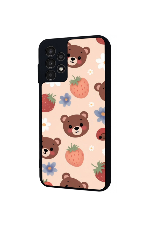 Samsung Galaxy A13 Uyumlu Ayı Tasarımlı Glossy Premium Kılıf