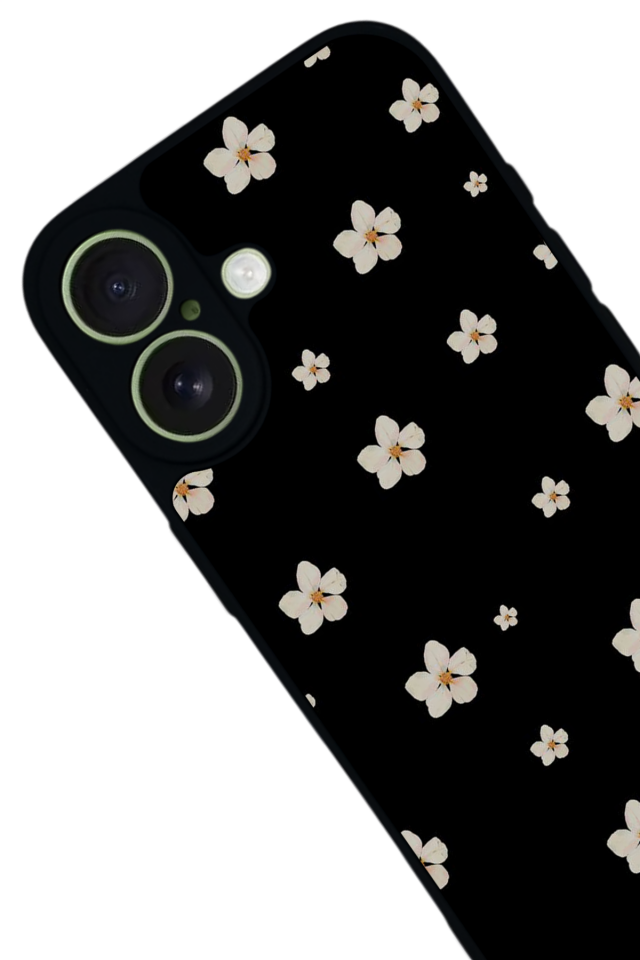 iPhone 17 Uyumlu Cicek Tasarımlı Glossy Premium Kılıf
